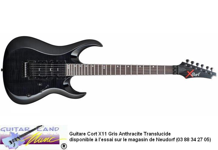 Guitare Cort X11 Gris Anthracite